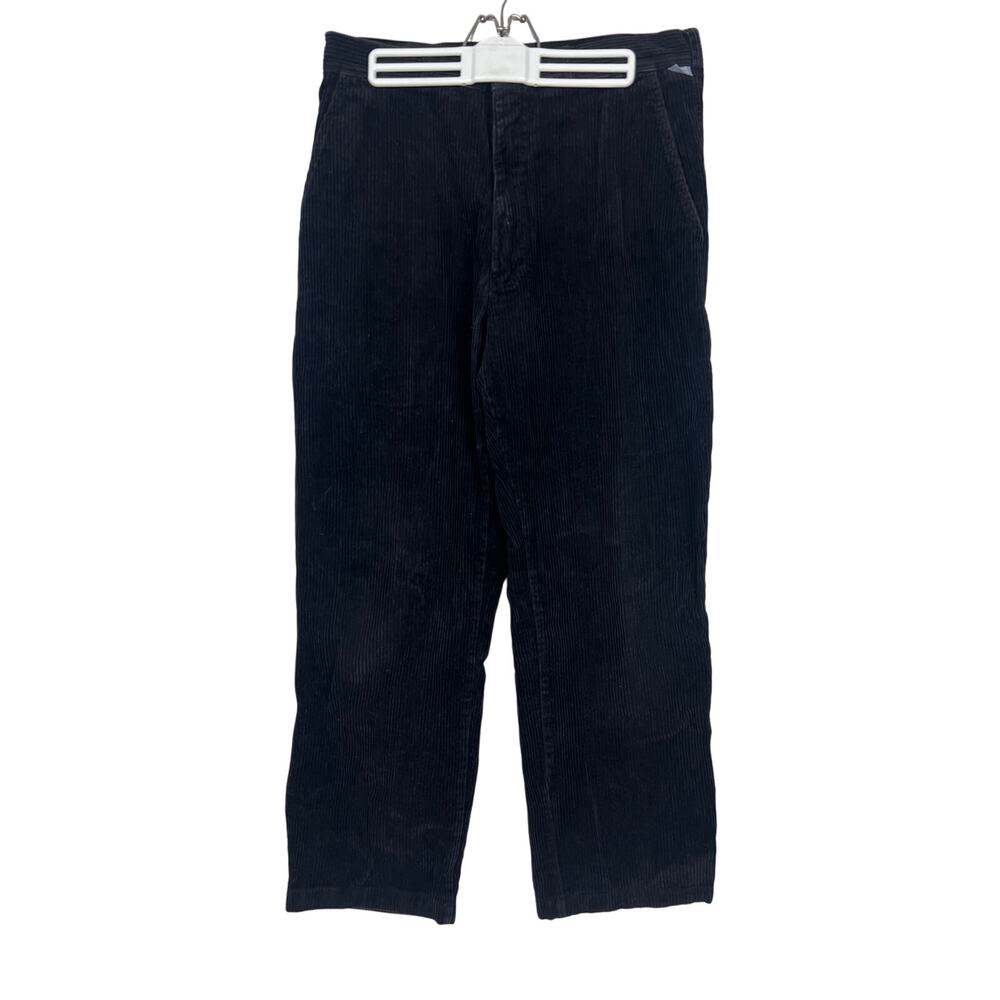 The North Face Men's High Waisted Black Corduroy Pants | Size 34